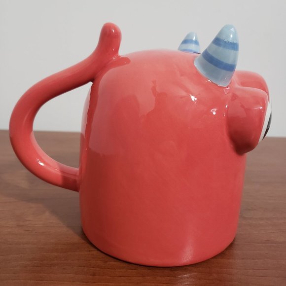 Monster Mug Abbott Collection Whimsical Upside Down 20oz Plant Pot Art Deco NWOT - Picture 4 of 7